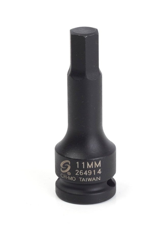 Sunex Tools Sunex 264914 1/2-Inch Drive 11-mm Hex Driver Impact Socket - Image 1