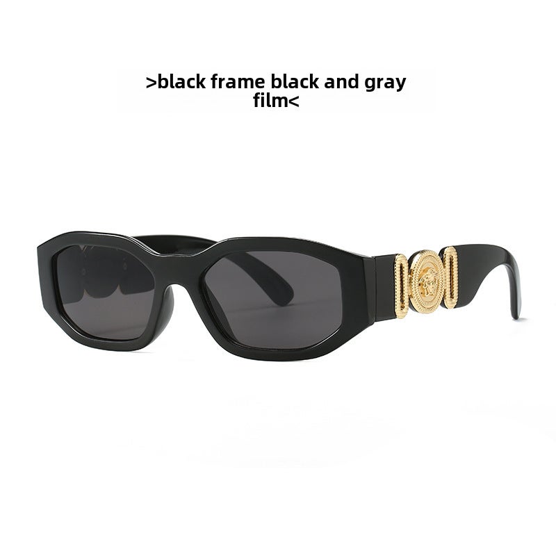 Generic New Quirky Unisex Sunglasses 4361 C15. black frame black gray sheet 