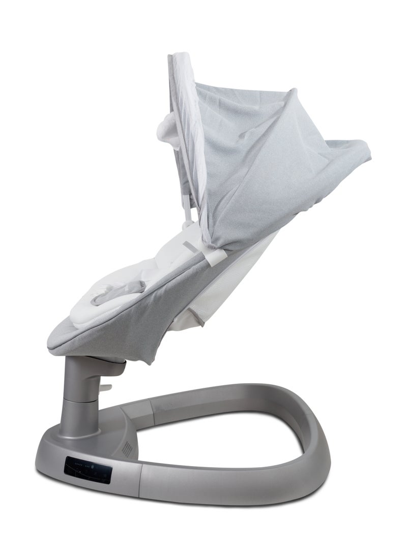 BabyDream Baby swing multi-functional 4in1 deluxe with remote and Bluetooth Grey  - Image 4