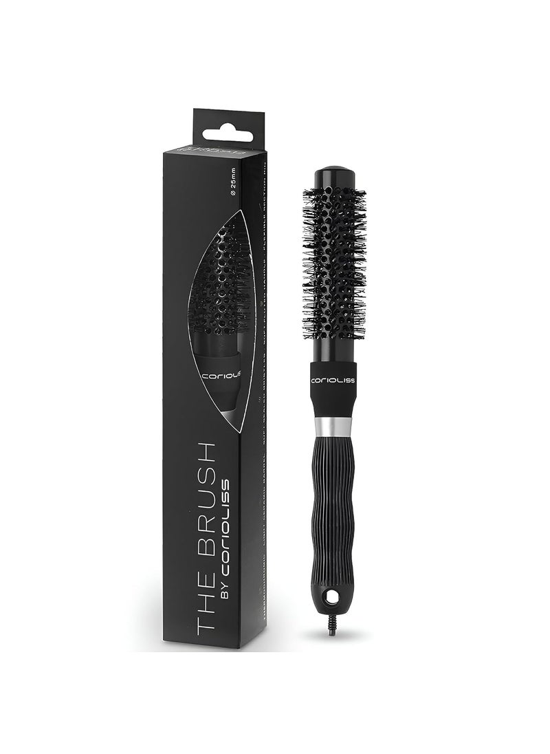 Corioliss - Corioliss  Hair Roller Brush for Women  Professional Hair Brush Ceramic  Ideal for Short Hair and Precise Work Styling 25 mm - Image 1