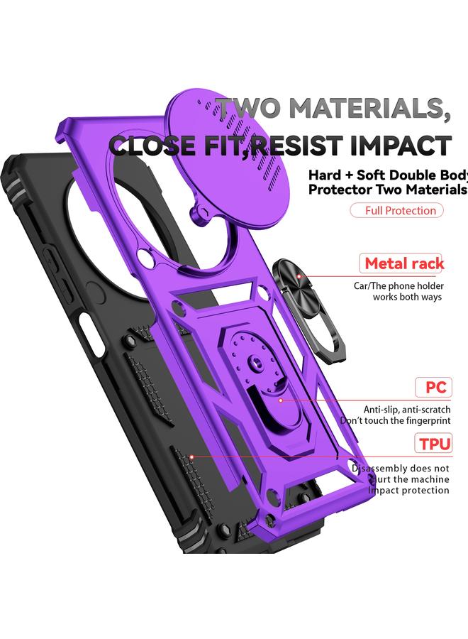S-TOP Case For Redmi 14C 4G Sliding Camshield Holder Phone Case - Image 4