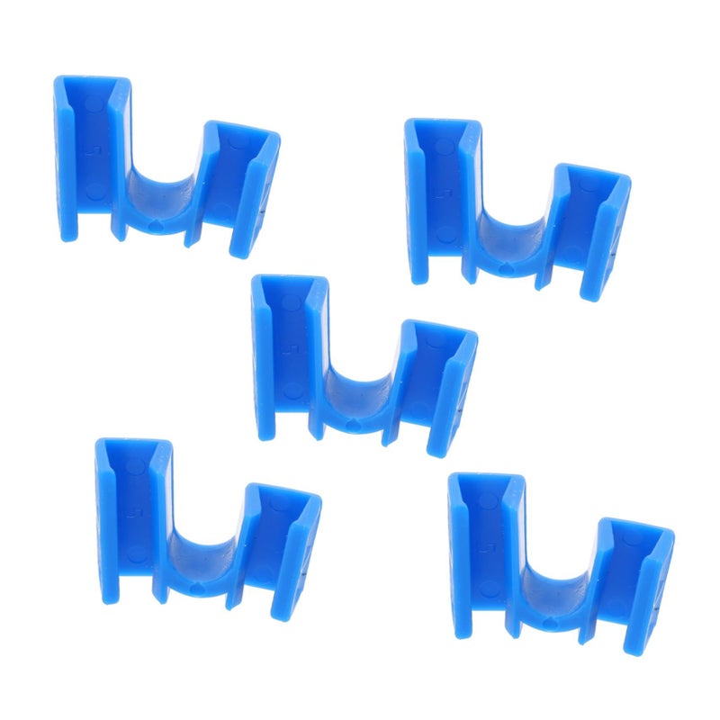Blue 5 Pack Reusable Plastic Chopstick Clips Non Slip Easy Handling Home Restaurant - Image 2