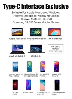 XLT USB C to HDTV 8 in 1 Adapter with RJ45, SD/TF Card Slots, USB 3.0 5Gbps Data Ports for MacBook Pro iPad Pro XPS  - Image 5