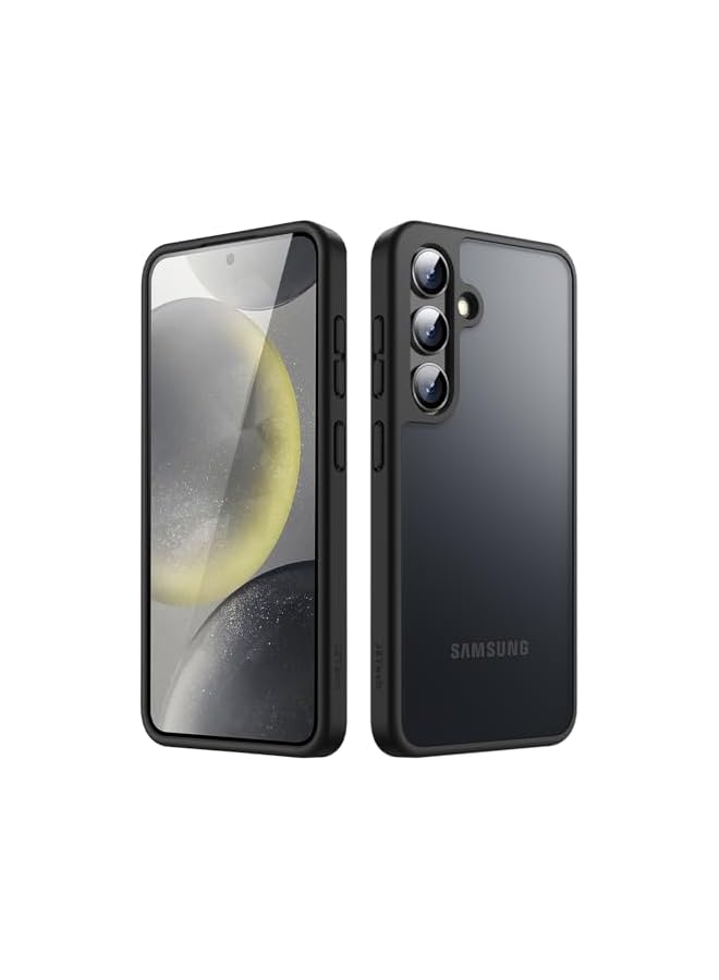 JETech Matte Case for Samsung Galaxy S24+ / S24 Plus 5G, Frosted Translucent Back Protective Slim Phone Cover, Anti-Fingerprints (Black)