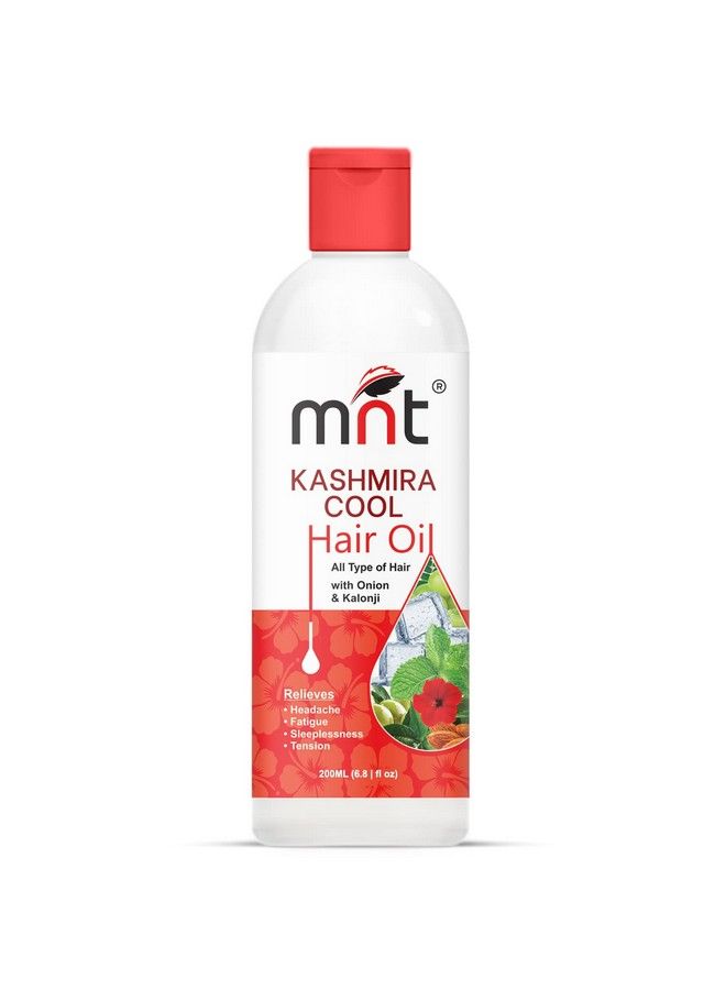 MNT Kashmira Cool Hair Oil (Thanda Tel) With Onion And Kalonji Oil For All Hair Types 200 Ml - Image 1