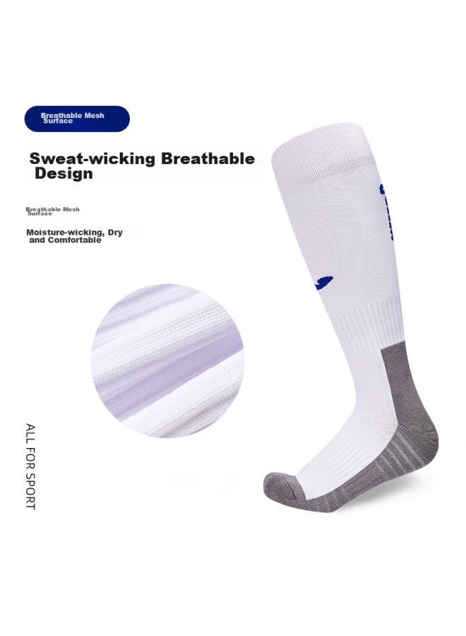 Joma Soccer Socks, Long Tube, Children's Thickened Terry Bottom, Non-slip, Wear-resistant, Breathable, Football Sports Socks, Running, Basketball Training Socks - Image 5