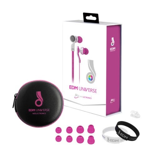 MEE audio EDM Universe D1P In-Ear Headphones with Headset Functionality (Love/Pink) - Image 3