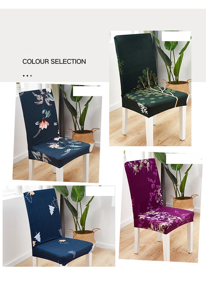 Dust Proof Dining Chair Cover Set Flore Printed Bohemian Chair Cover - Image 2