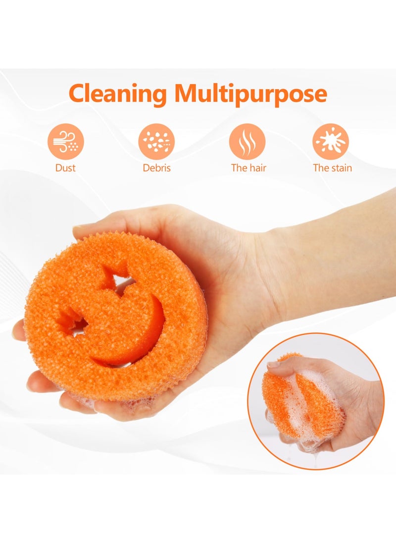 Generic Color Sponge(6 PCS) - Scratch-Free Multipurpose Dish Sponges for Kitchen, Bathroom - BPA Free & Made with Polymer Foam - Temperature Controlled Kitchen Sponge for Dishes, Odor Resistant Scrubber  - Image 3
