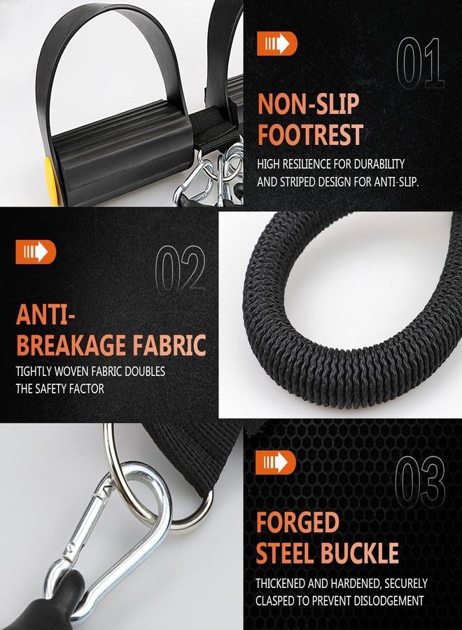 YOLUFER Pedal Resistance Band Elastic Puller Multifunctional Tension Rope Equipment for Indoor Fitness - Image 3