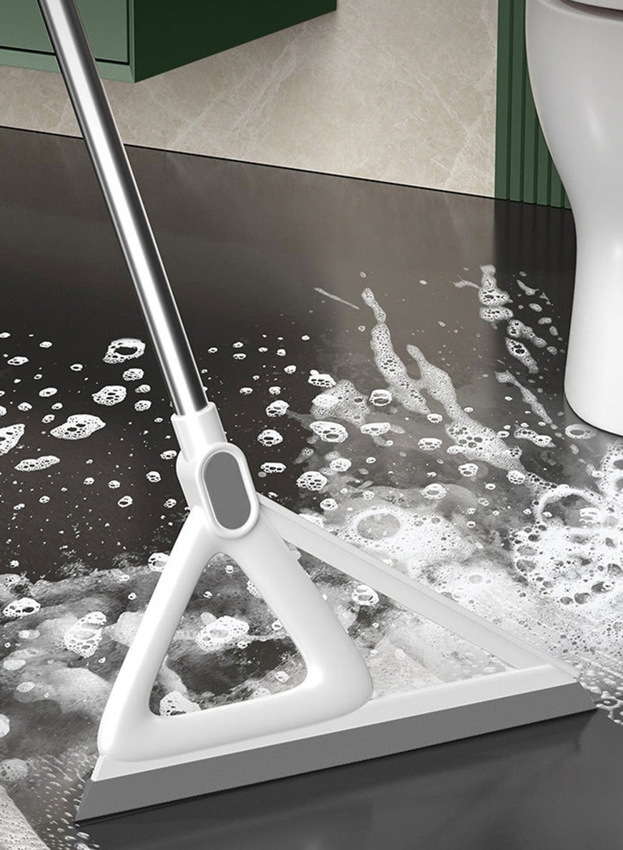 Floor Wiper Squeegee Broom for Floor Floor Squeegee Scrubber Long Handle Squeegee for Floor Household Broom Floor Wiper for Shower Bathroom Window Floor Glass Tile Water Foam Cleaning