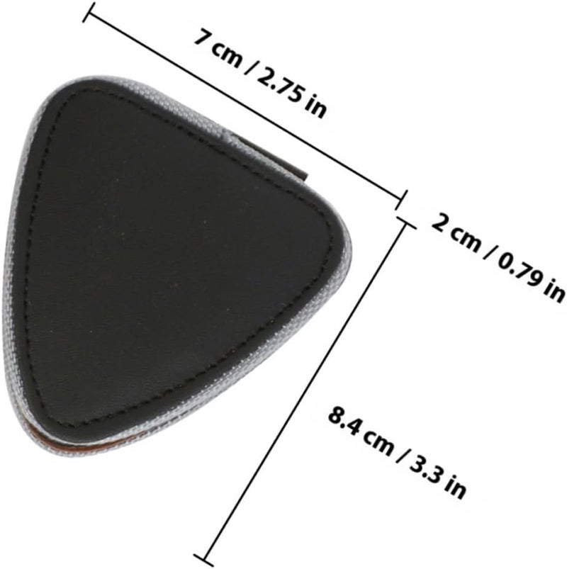 Alasum Guitar Pick Holder Case Heart-Shaped Oxford Fabric Pick Bag 6-Slot Storage Organizer Carrying and Protection - Image 2