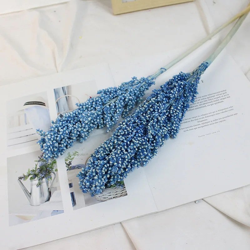Bluejw INS Hot Sale Nordic Style Preserved Dried Flowers for Wedding Decoration – Most Popular Dried Plants Including Sorghum, Long-Lasting Natural Bouquet for Home & Event Styling - Image 1