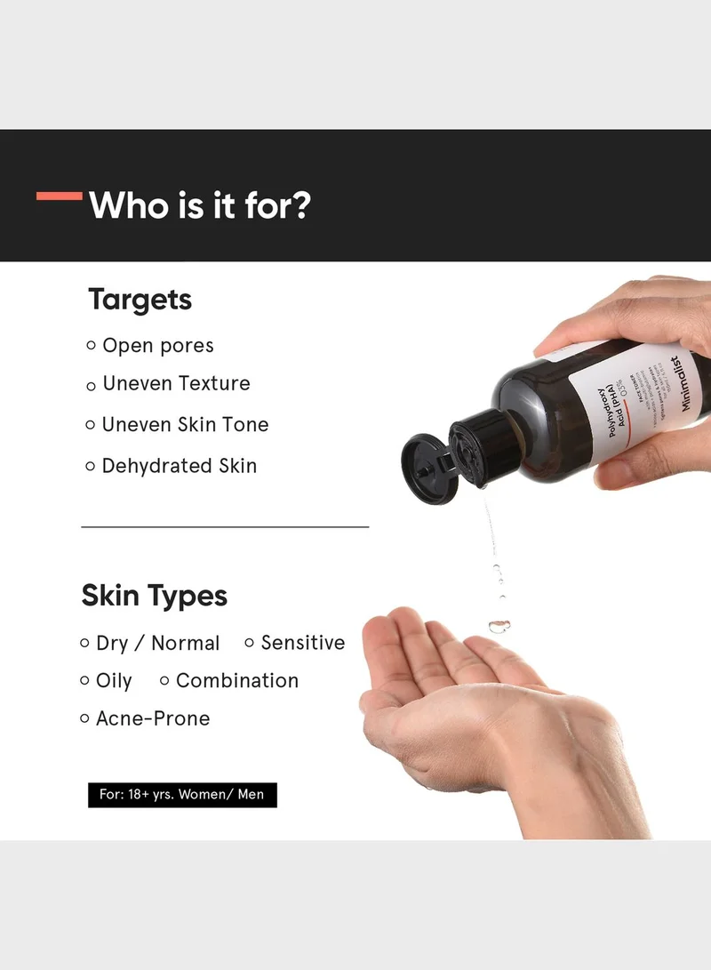 Minimalist Skincare PHA 3% Face Toner