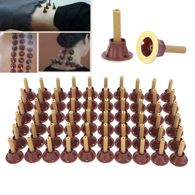 klarako 60pcs Self-Adhesive Moxa Stick, Pure Moxa Cone Health Care Moxibustion Stick for Cervical Spondylosis, Periarthritis Shoulder, Neck, Pain Waist and Legs,Moxibustion Sticks On Cone Roll - Image 3