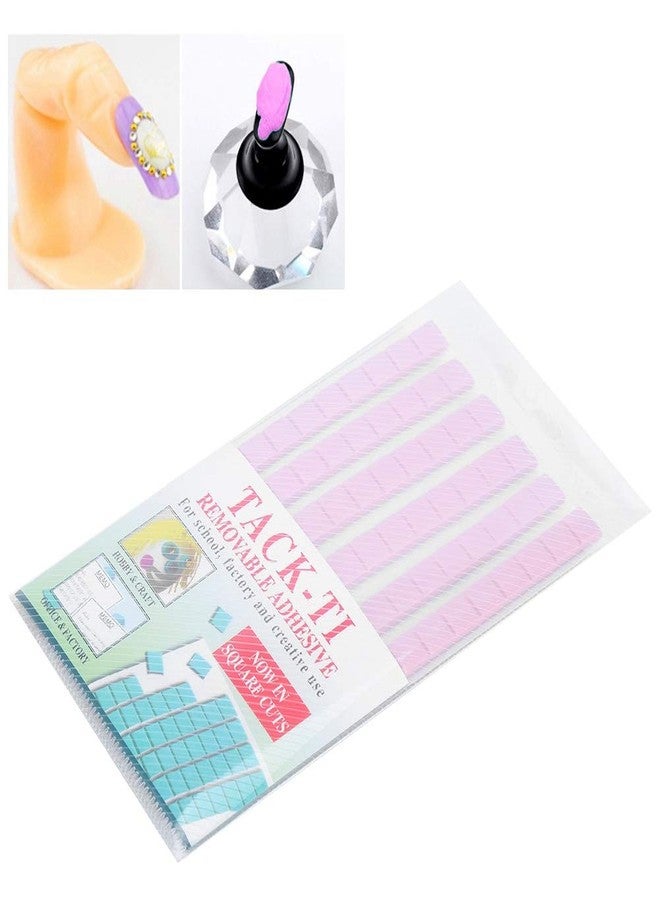 ANGGREK Manicure Art Clay, Professional Reusable Nail False Nail Tips Sticky Adhesive Manicure Tool Pink - Image 5