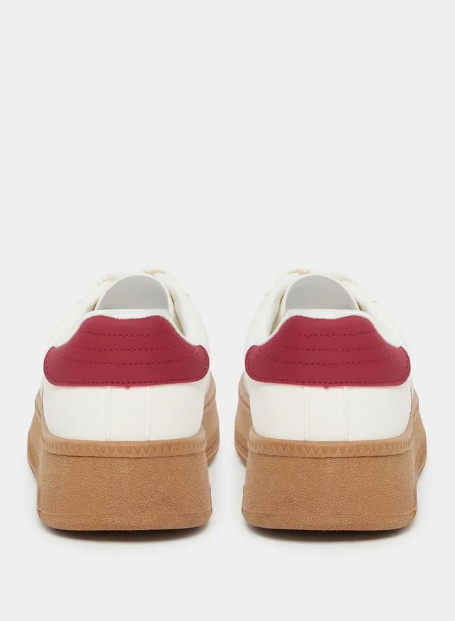 Styli Styli Women Beige Platform Sneakers
