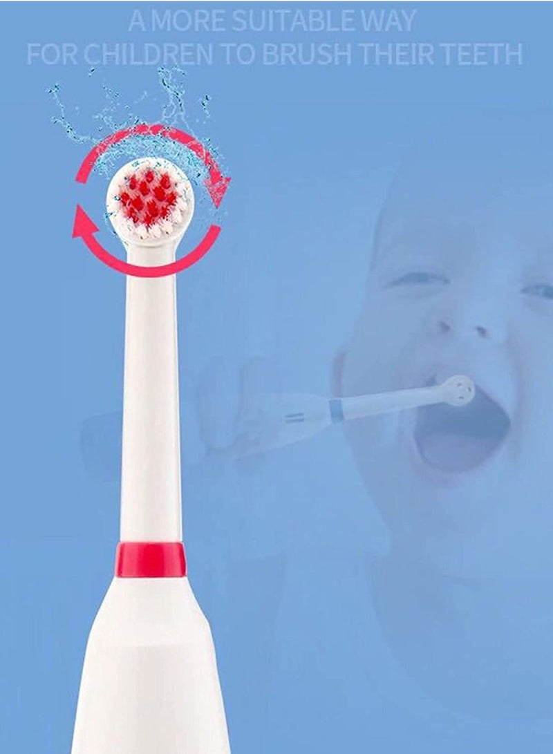 Y&D Electric Toothbrush, 360 Degree Automatic Rotating IPX7 Waterproof Ultrasonic Children 2 Brush Heads, USB Rechargeable Power Smart Toothbrush for Kids Oral-Care Age 3-16 (Blue)  - Image 2