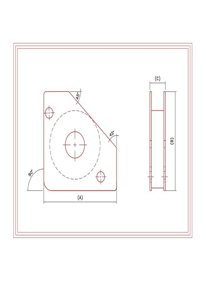 PML Mini Square Multi Angle Magnetic Welding Clamp (30°, 45° & 90° Angle) - CAT NO. 631 - Image 3