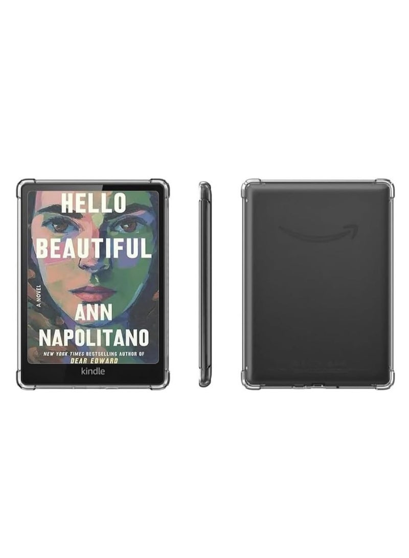Case for All-New Kindle Colorsoft 7" (2024 Release) All-New Kindle Paperwhite 7" （12th Generation 2024 Release) Soft TPU Shockproof Clear Cover Case  - Image 2