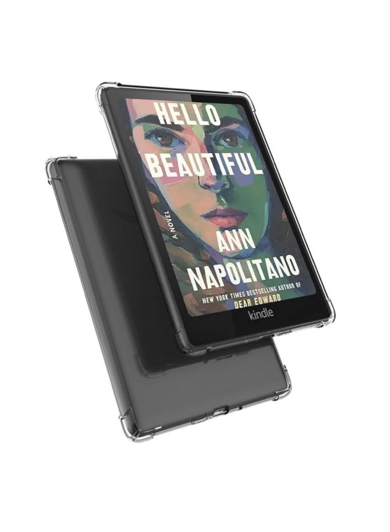 Case for All-New Kindle Colorsoft 7" (2024 Release) All-New Kindle Paperwhite 7" （12th Generation 2024 Release) Soft TPU Shockproof Clear Cover Case  - Image 3