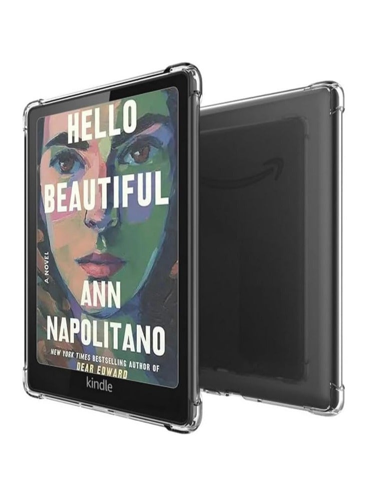 Case for All-New Kindle Colorsoft 7" (2024 Release) All-New Kindle Paperwhite 7" （12th Generation 2024 Release) Soft TPU Shockproof Clear Cover Case  - Image 4