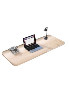 Sharpdo Multifunctional Wall Mounted Folding Computer Desk Kitchen Countertop Space Saver White 80*40cm  - Image 1