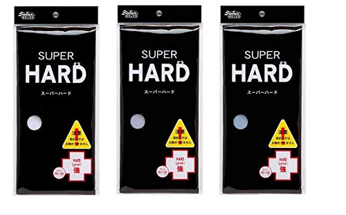 Salux منشفة استحمام جلدية يابانية من سالوكس مصنوعة من النايلون شديد الصلابة 3 عبوات (أبيض أزرق رمادي) - Image 1