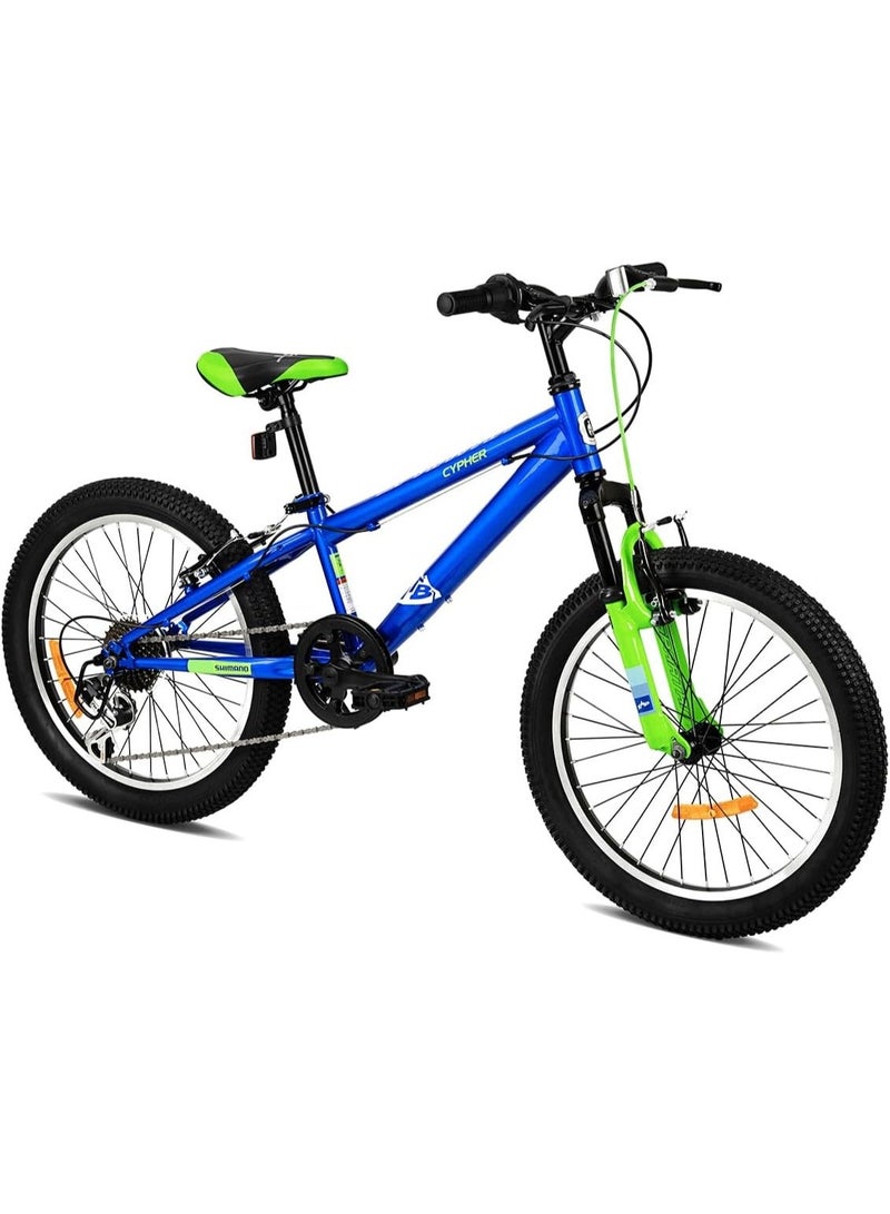 Spartan Cypher 20-Inch Kids Road Bike | 20 Inch Wheel Size | 7 Speed | Adjustable Seat | Ultramarine Blue Color - Image 2