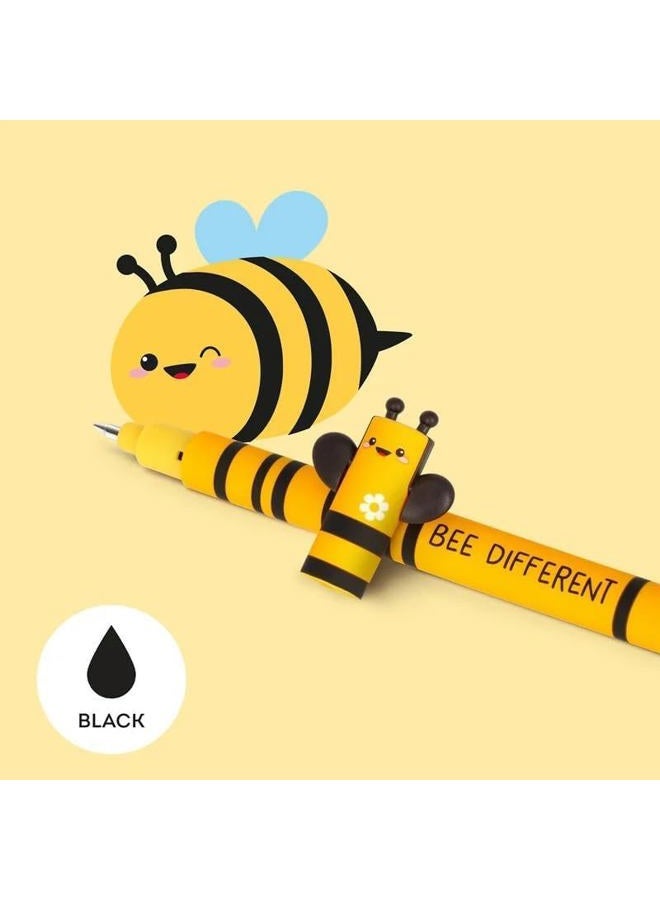 Legami Set of 14 Erasable Gel Pens with Thermosensitive Erase Ink, Range of ink colours & barrel designs, 0.7mm Tip, Animal Designs - Image 2