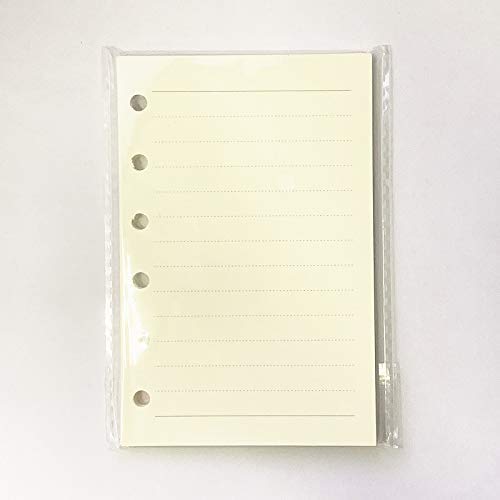 Harphia A7 Planner Refill, A7 Agenda Refill Paper Rulled Line for 6 Rings Filofax, Personal Mini Journal Inserts, 6 Holes/100gsm,Pocket Size 4.84 x 3.23'', Harphia - Image 4