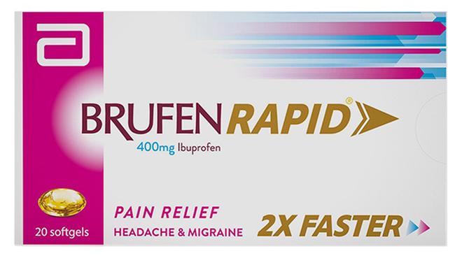 BRUFEN Ibuprofen Rapid Pain Relief 400 Mg