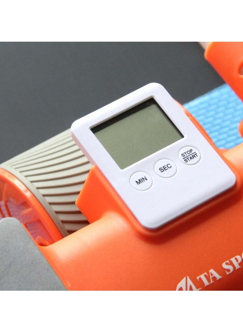 TA SPORT - Exercise wheel with counter and non-slip design for yoga and fitness - Image 1