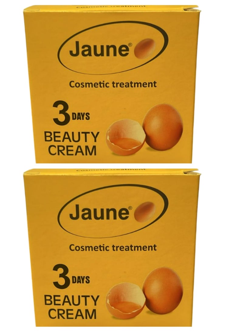 Jaune D’Oeuf Egg Yolk Cream for Cosmetic Treatment Beauty Cream 2 Pcs - Image 1