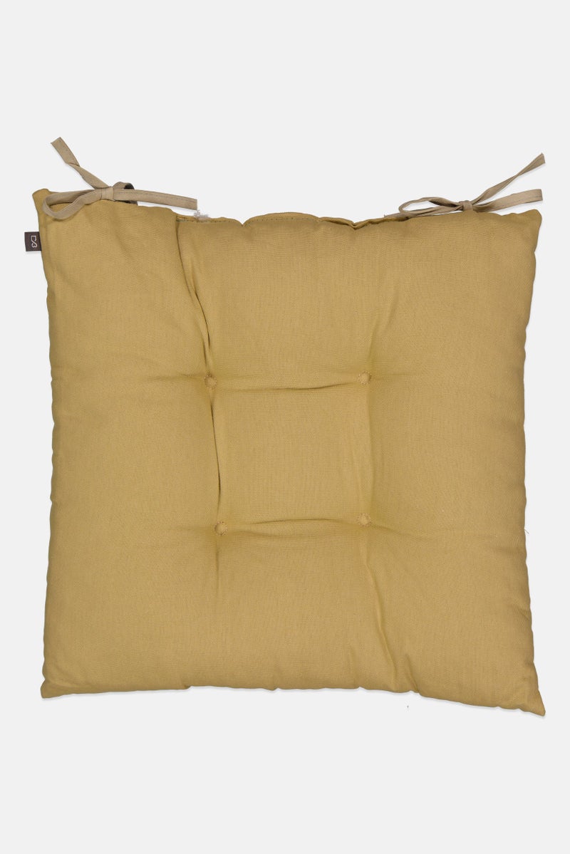 Muy Mucho Solid Chair Cushion 40 H x 40 L cm, Olive  - Image 1