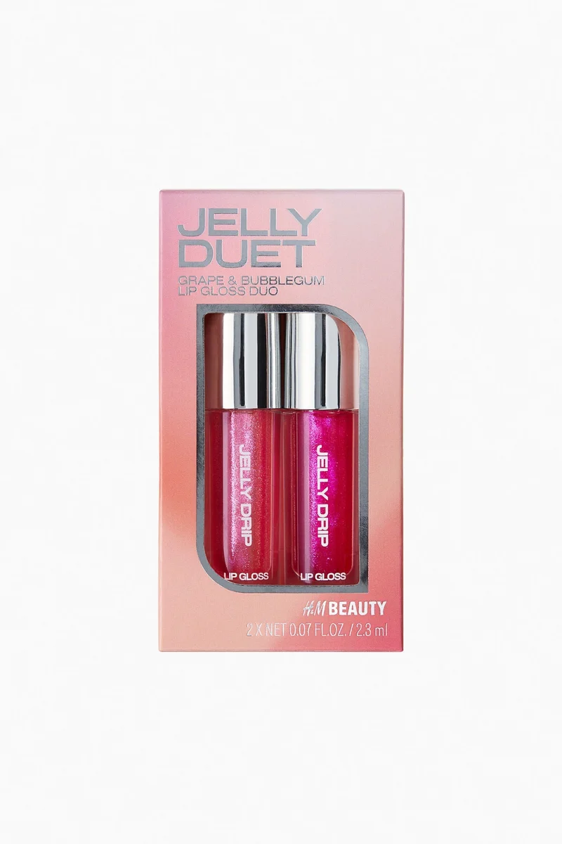 اتش اند ام ملمع شفاه - قطعتين