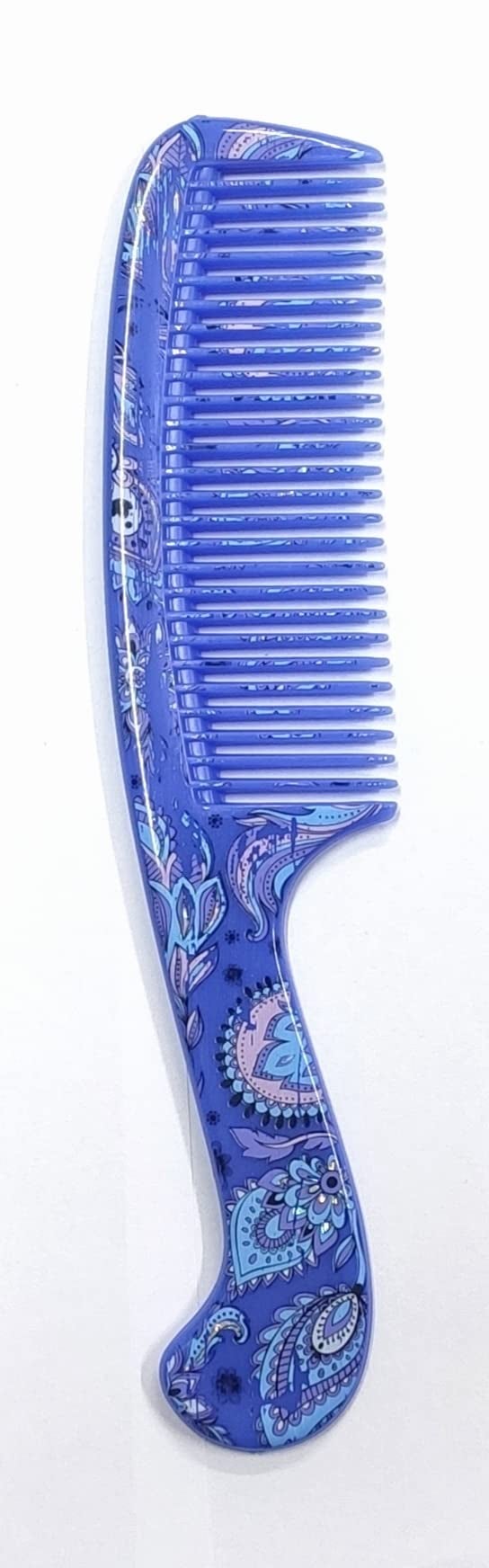 Maple Dressing Detangling Handle Printed Hair Comb For Women, Men, Multicolour, Combo Pack Of 4 - Image 4