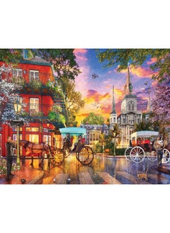 WHITE MOUNTAIN Sunset In New Orleans 1000 Piece Jigsaw Puzzle New Orleans Puzzle Sunset Puzzle  - Image 1