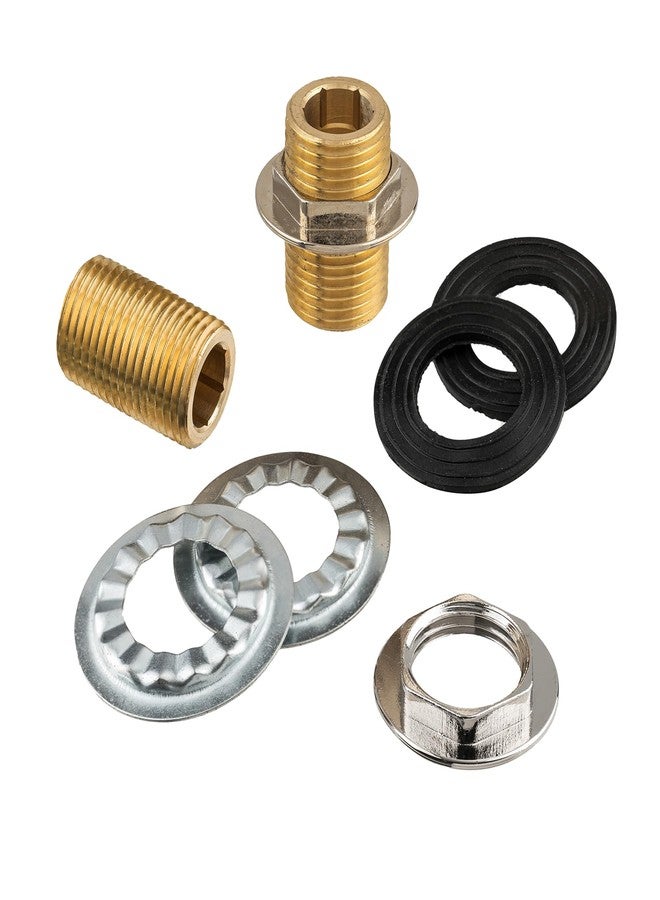 DuraSteel Wall Mount Faucet Installation Kit - Commercial Kitchen Faucet Mounting Adapter Set for 1/2-inch IPS Female Inlet - Space Saving Backsplash Kit - Image 1