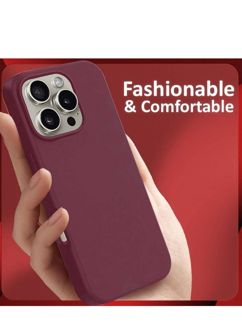 Raxoom "Liquid Silicone Case for iPhone 16 Pro Max â€“ Ultra Slim Design with Soft Anti-Scratch Lining & Drop Protection" - Image 4