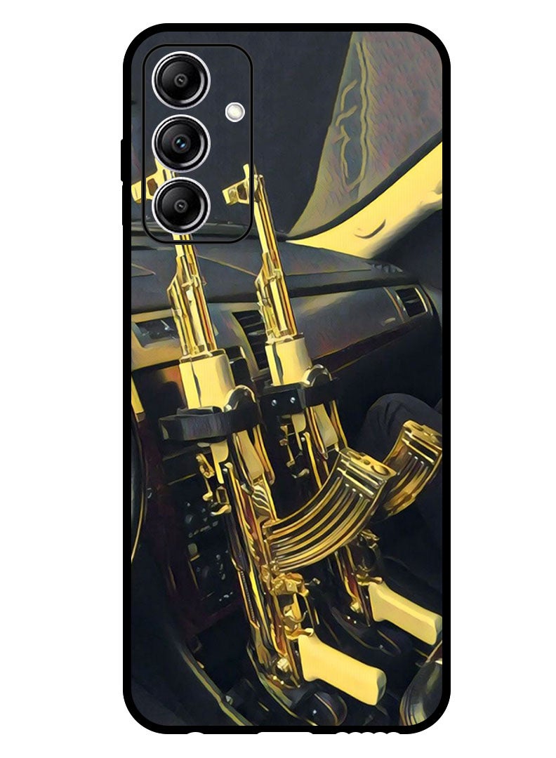 Theodor Protective Case Anti Scratch Shock Proof Bumper Cover For Samsung Galaxy A55 AK 47 Guns - Image 1