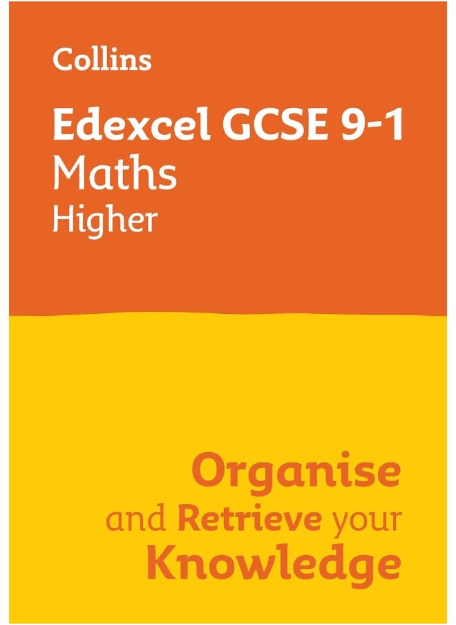 null - Edexcel GCSE 9-1 Maths Higher Organise and Retrieve Your Knowledge - Image 1