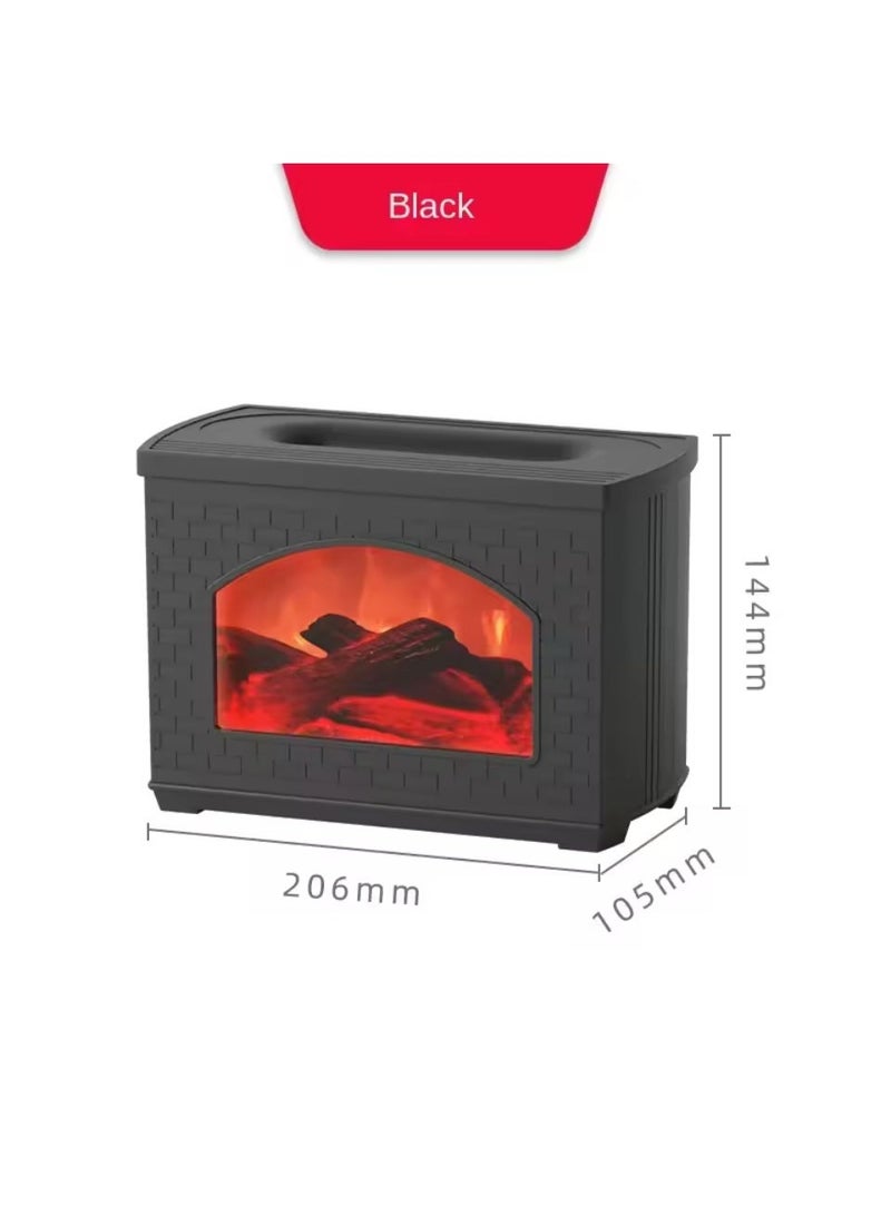 Fireplace Air Humidifier with Flame Effect, Aroma Oil Diffuser, Aromatherapy Mist Sprayer, Air Purifier - Image 5