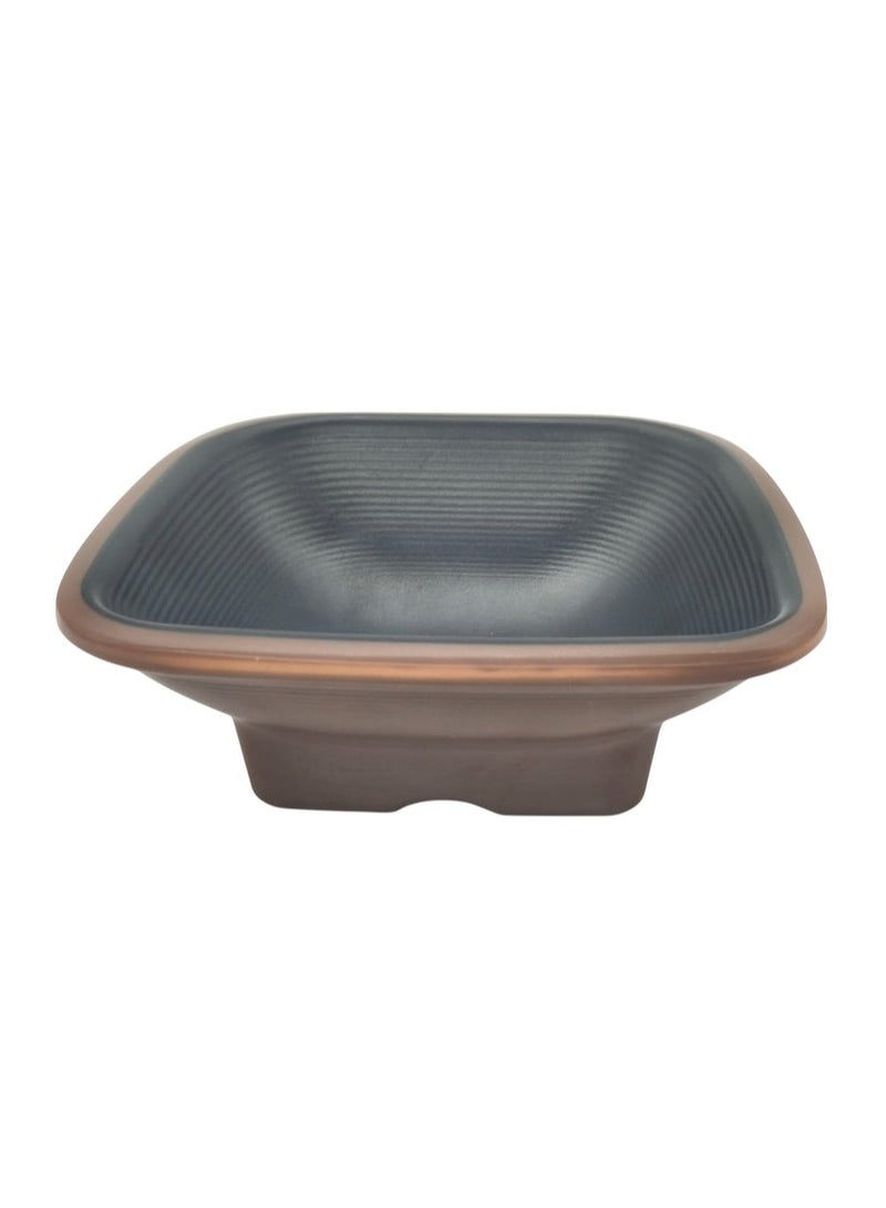 Harmony HARMONY Melamine Sauce Dish 8cm*3cm, Brown/Black  - Image 1