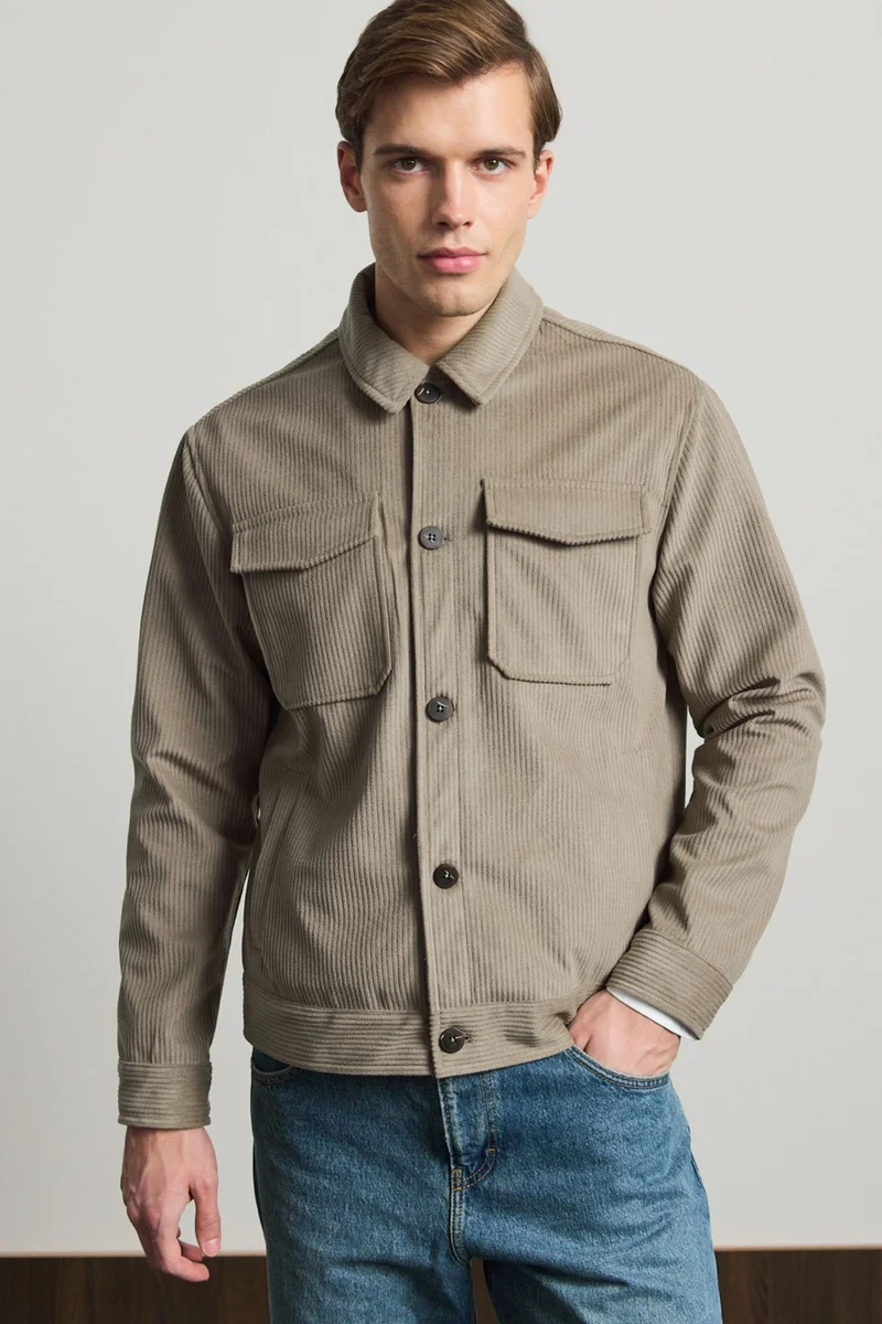 Danger Danger Simple Unlined Zip Front Jacket