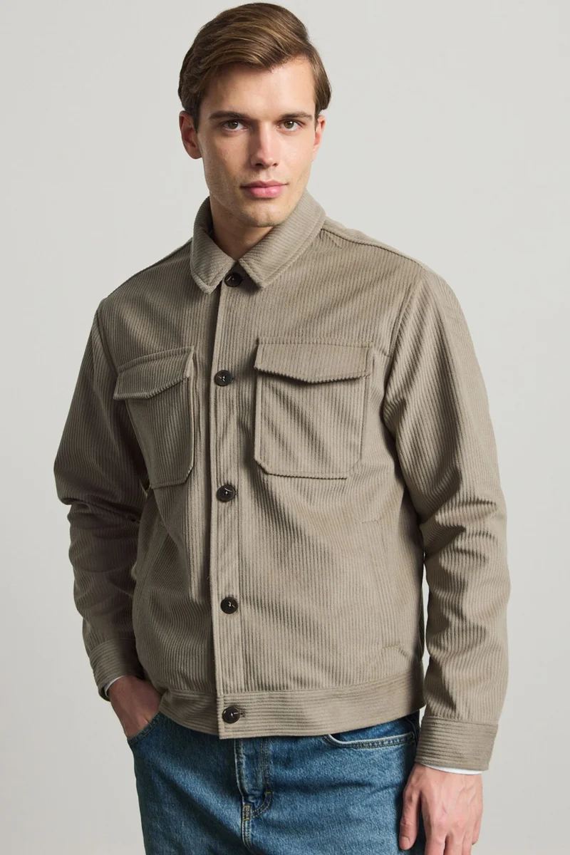 Danger Danger Simple Unlined Zip Front Jacket