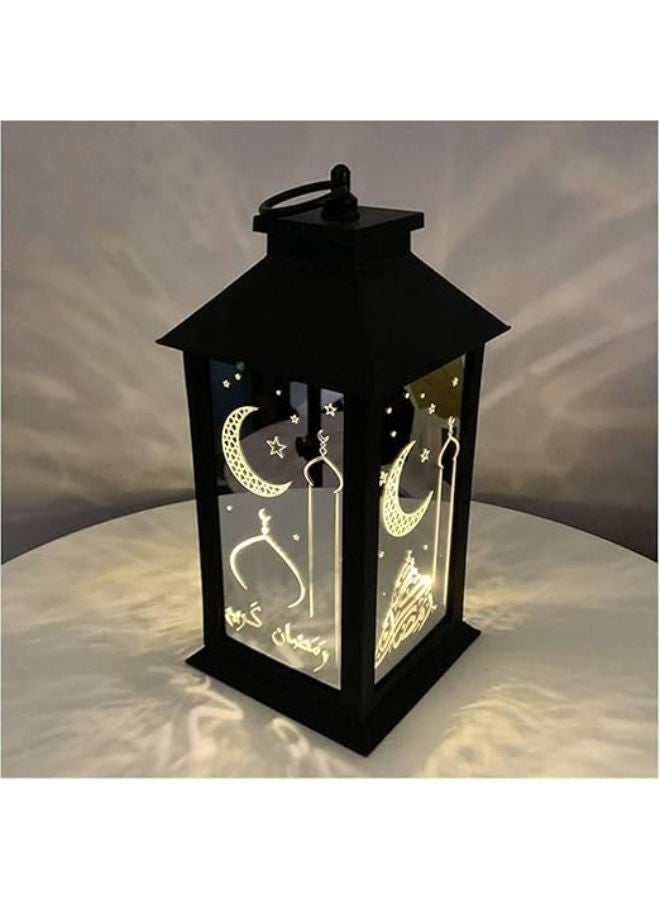 فانوس رمضان بإضاءة LED دافئة - Image 2