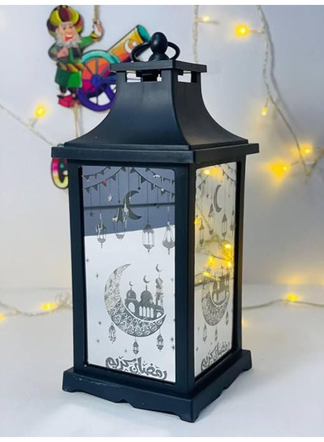 فانوس رمضان بإضاءة LED دافئة - Image 1
