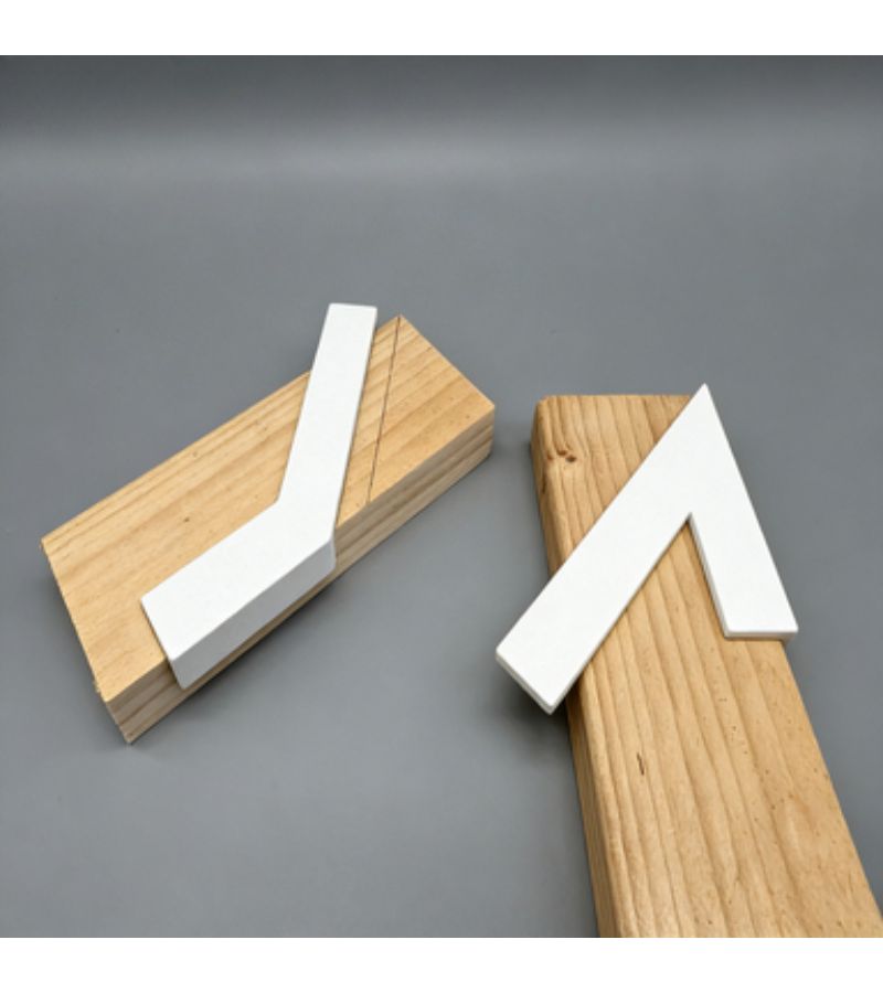 2pcs 45 Degree Woodworking Angle Rulers Marking Positioning Tool - Image 1