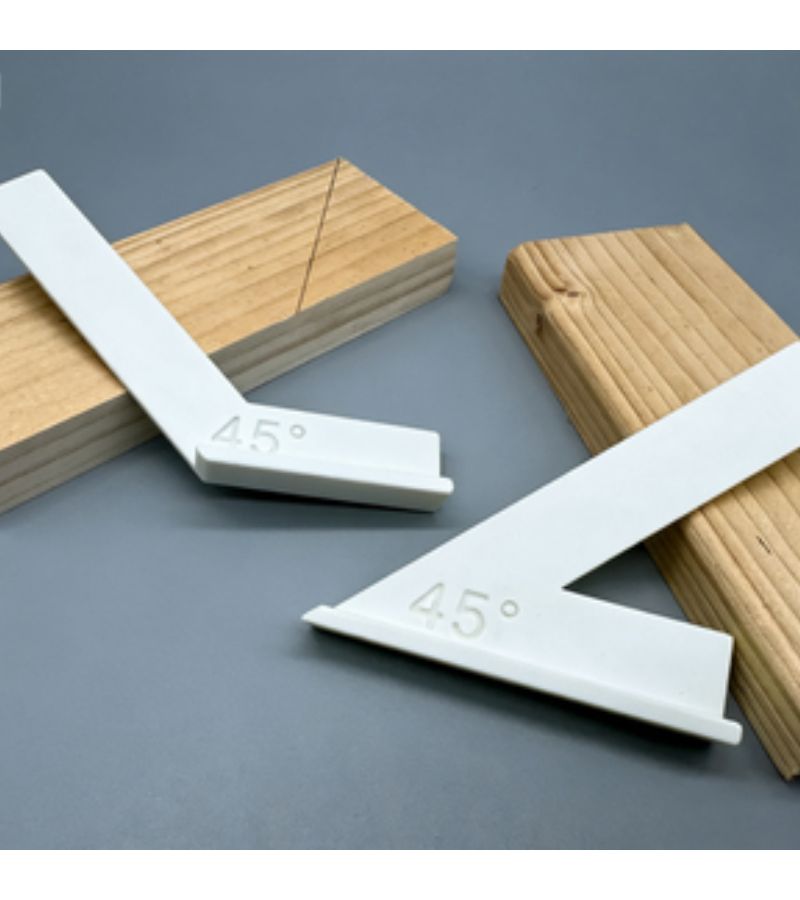 2pcs 45 Degree Woodworking Angle Rulers Marking Positioning Tool - Image 3
